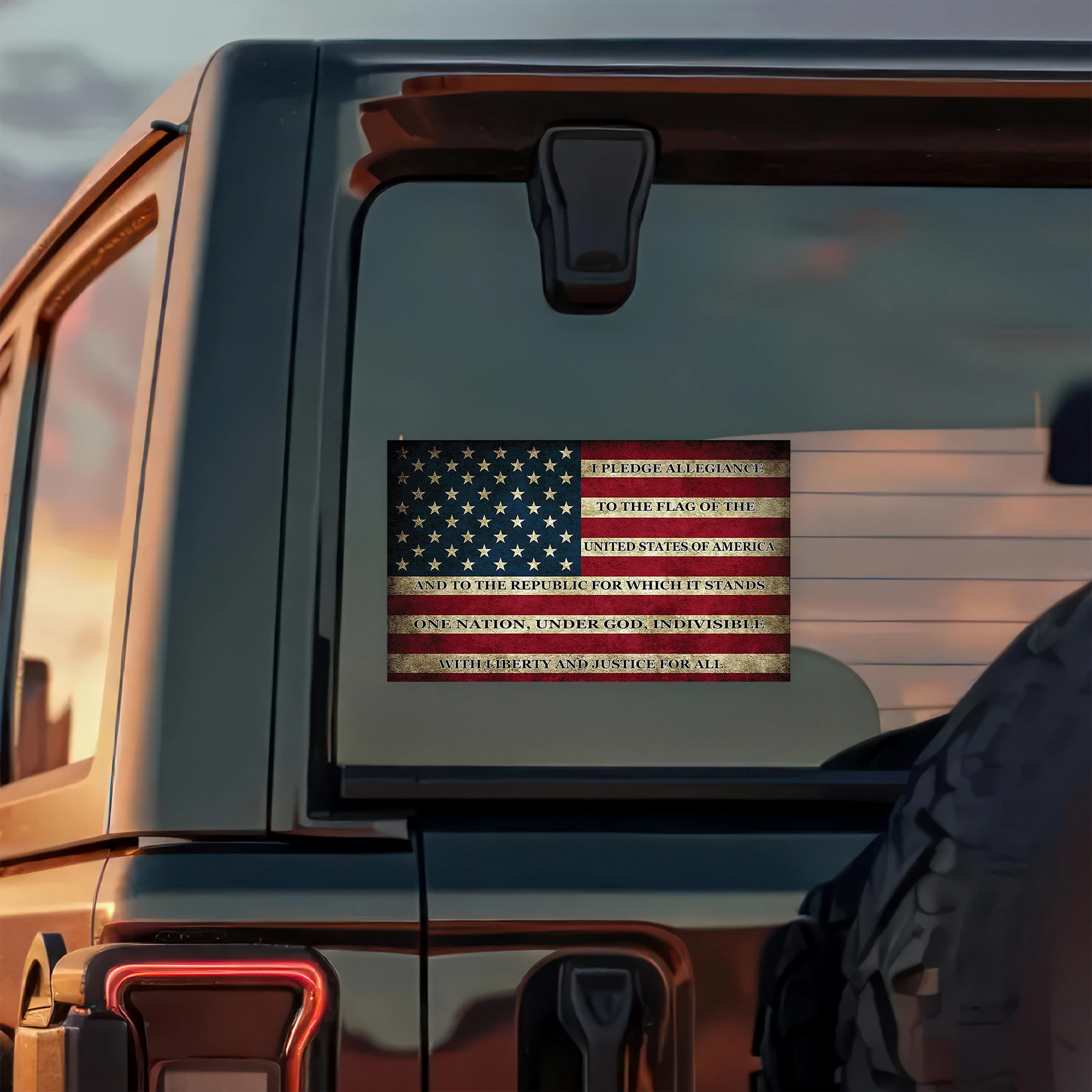 Patriotic American USA Flag Sticker HO82 900452 - Image 4