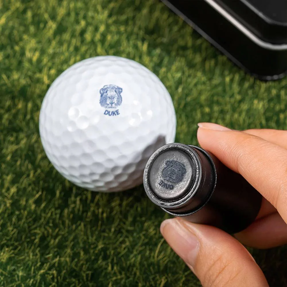 Personalised Dog Cat Pet Portrait Photo Golf Ball Stamp, Birthday Gift for Golf Players, Pet Lovers HO82 900620 - Image 2