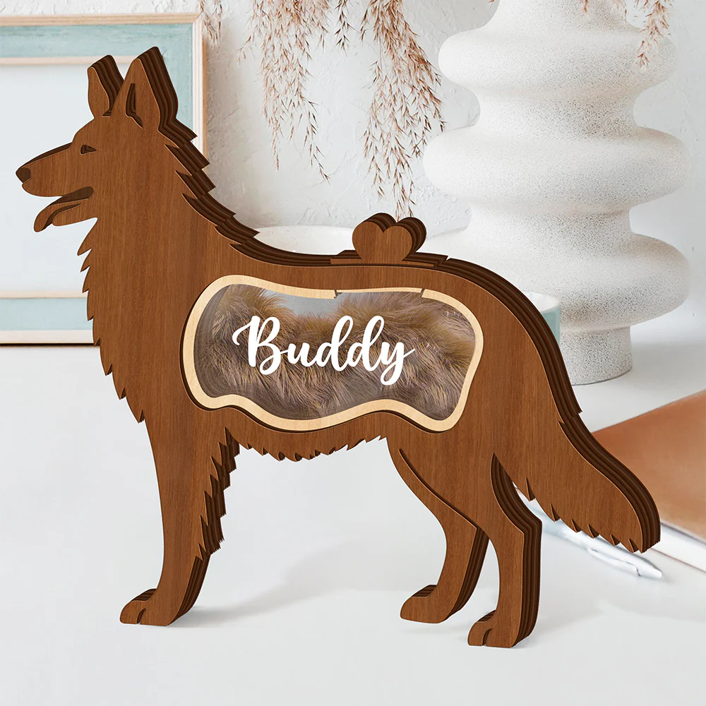 Personalized A Bond That Never Fades Pet Memorial Fur Urn Keepsake Gift For Dog Lovers HO82 894292 - Image 2
