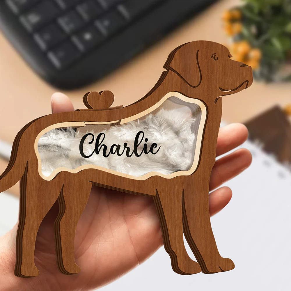 Personalized A Bond That Never Fades Pet Memorial Fur Urn Keepsake Gift For Dog Lovers HO82 894292 - Image 4