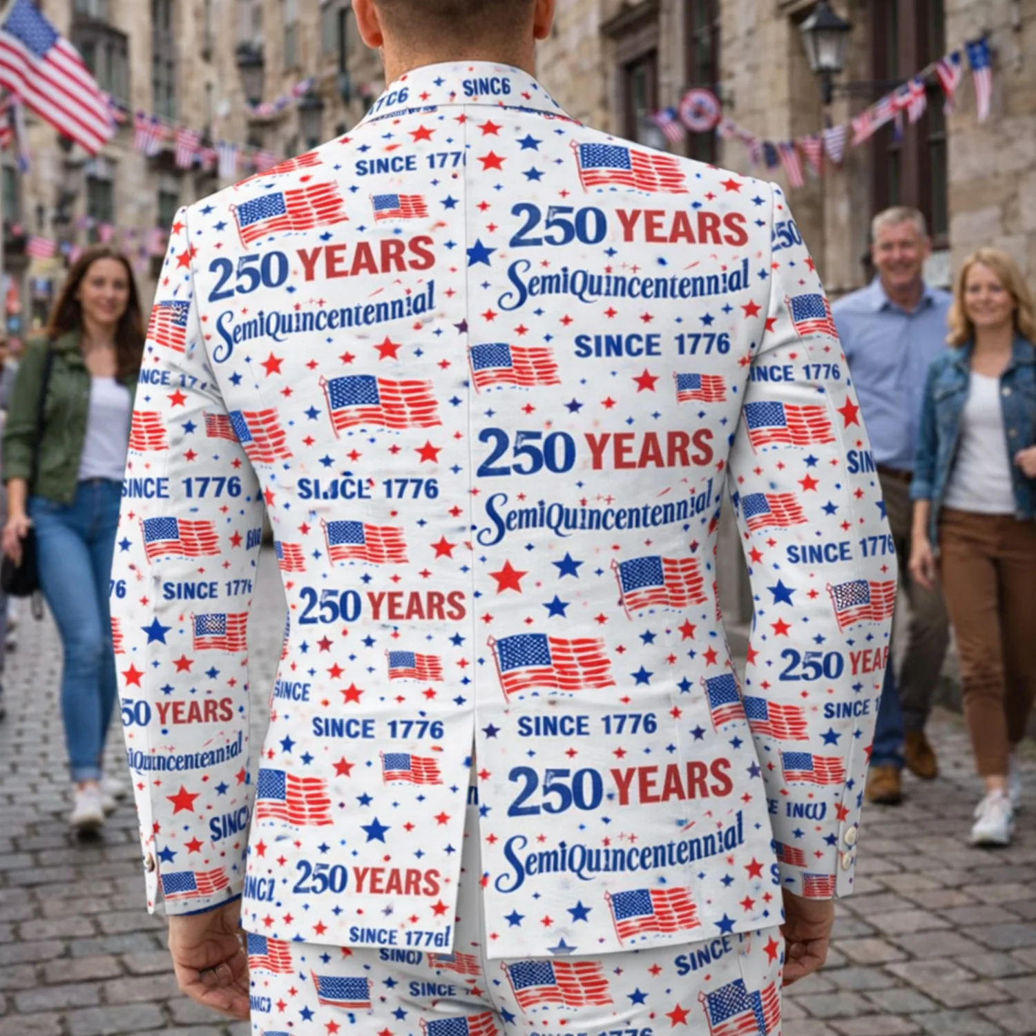 Personalized 250th Anniversary Semiquincentennial Men's Suit HO82 901680 - Image 7