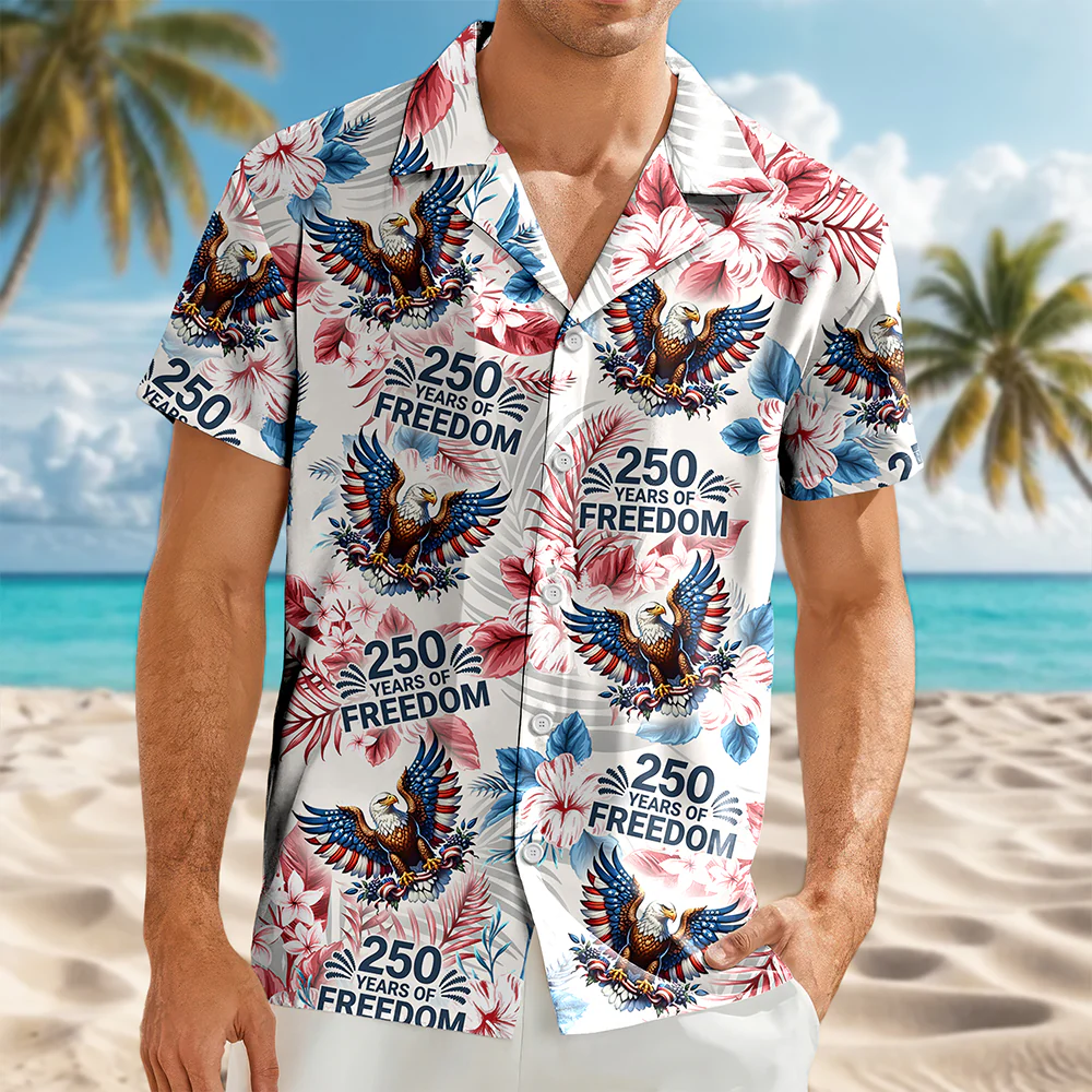 Personalized America 250th Anniversary Hawaiian Shirt HO82 901064 - Image 7
