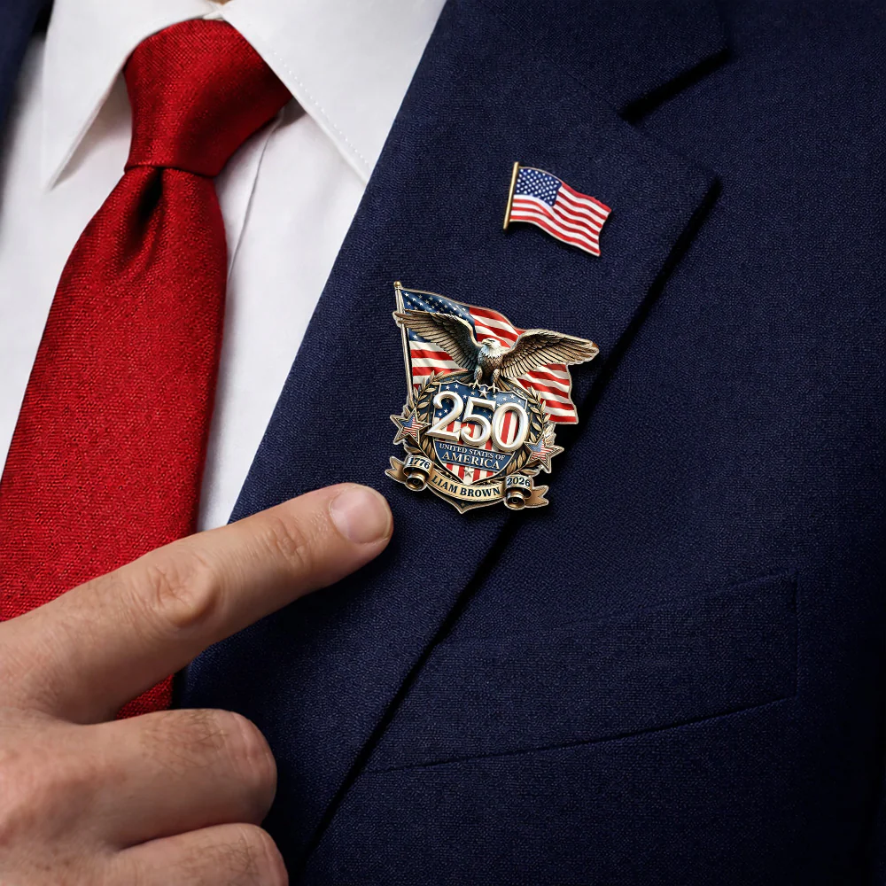 Personalized America 250th Anniversary Patriot Eagle Acrylic Pin HO82 901800 - Image 3