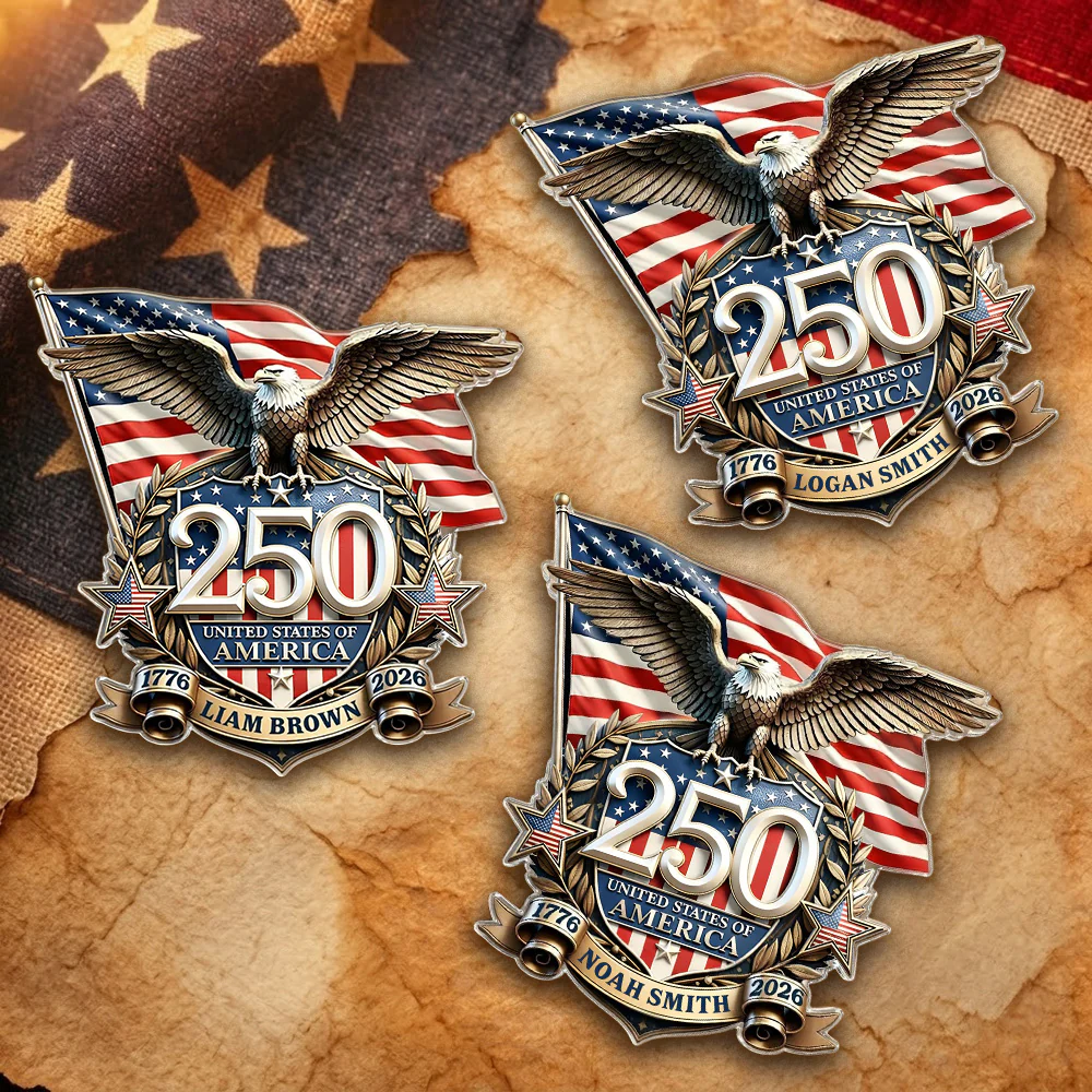 Personalized America 250th Anniversary Patriot Eagle Acrylic Pin HO82 901800 - Image 4