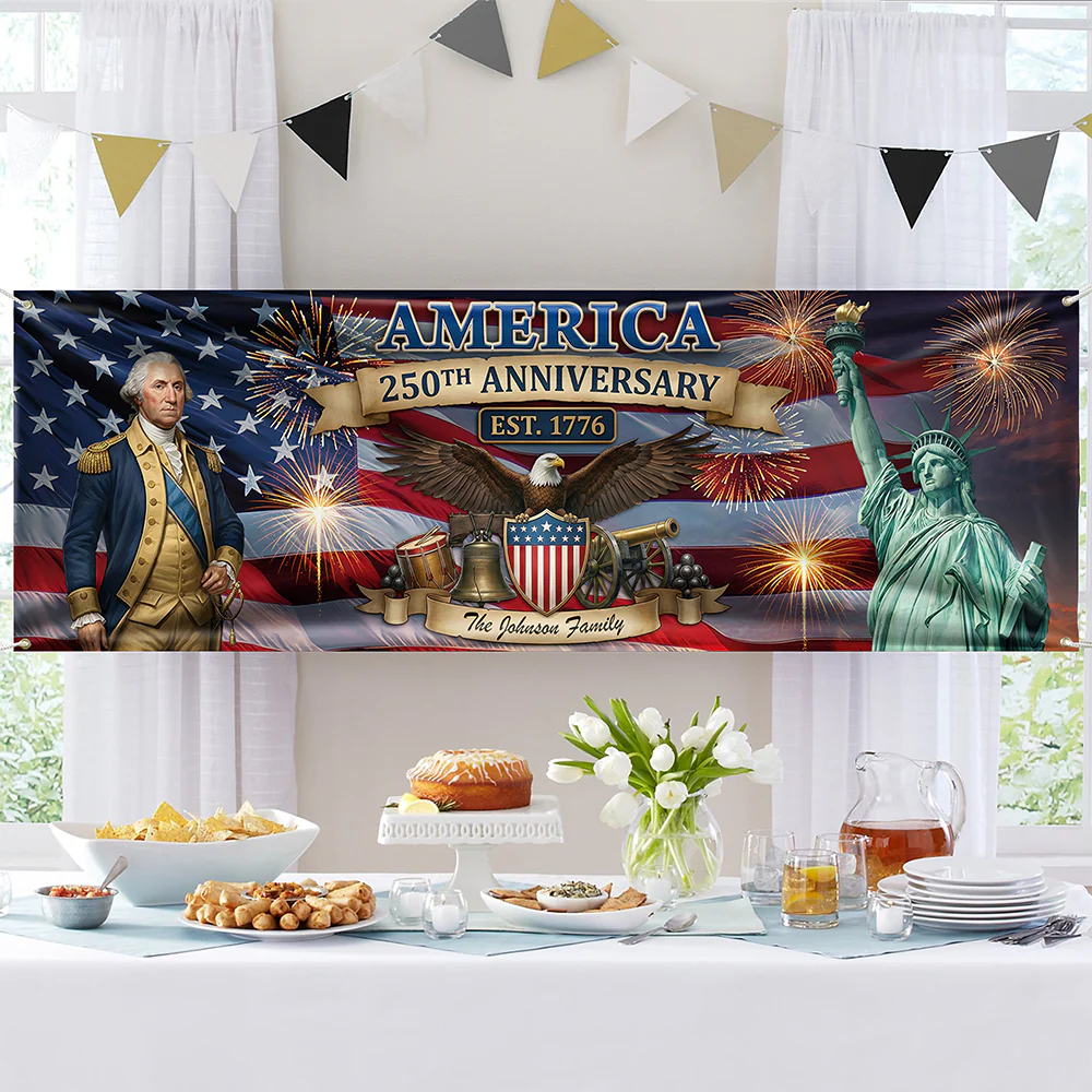 Personalized America 250th Anniversary Patriotic 2026 Banner HO82 901616 - Image 3