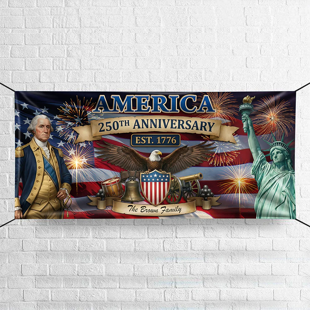 Personalized America 250th Anniversary Patriotic 2026 Banner HO82 901616 - Image 7