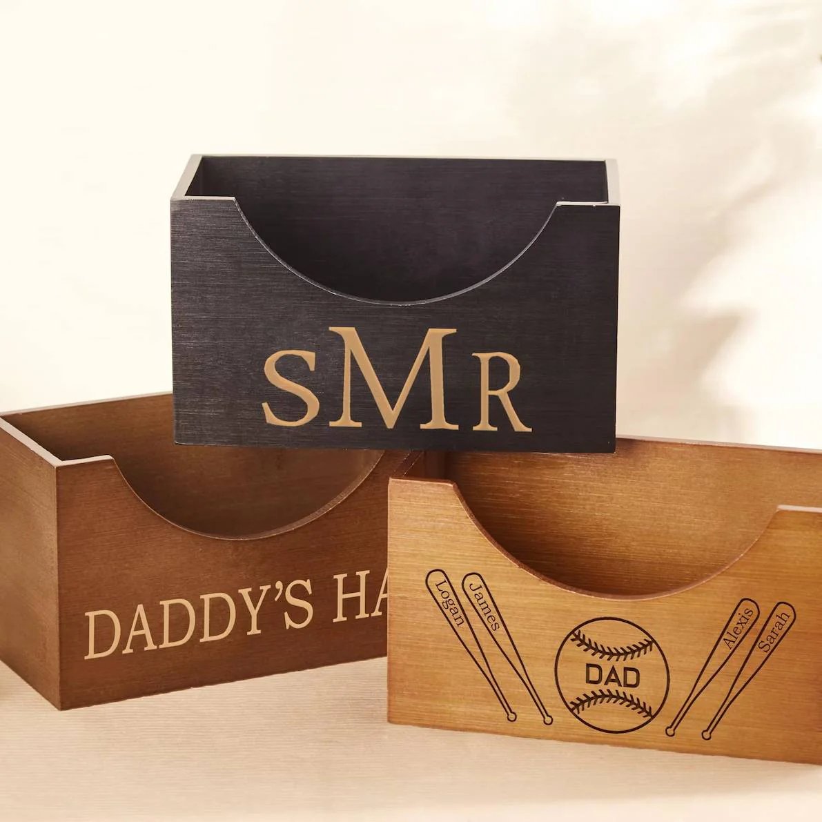 Personalized Best Dad Ever Engraved Hat Holder - Gift For Dad, Father's Day Gift HO82 902658 - Image 4