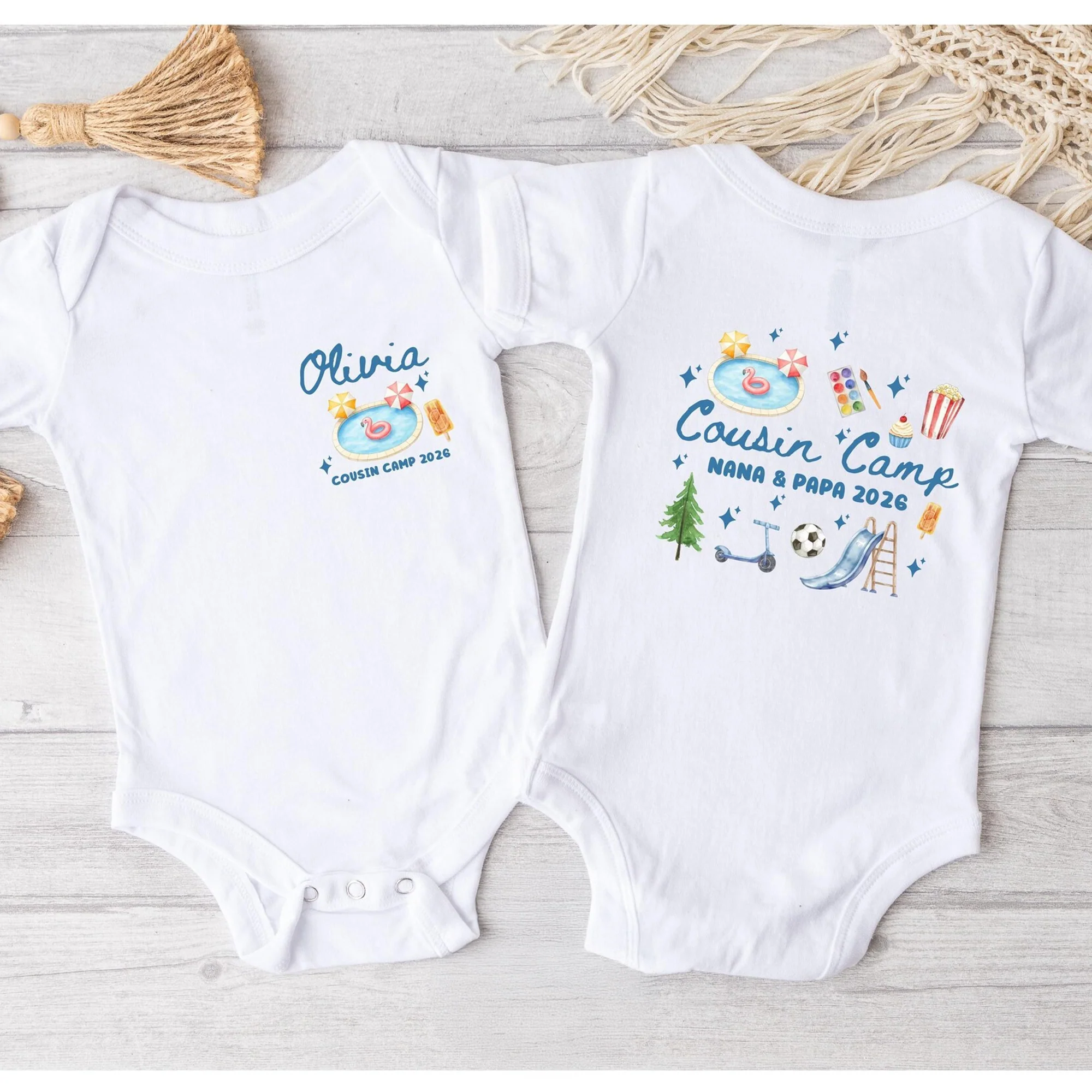 Personalized Cousin Camp Matching Back & Front Kid Shirt - Gift for Children, Summer, Birthday Gift HO82 903060 - Image 2