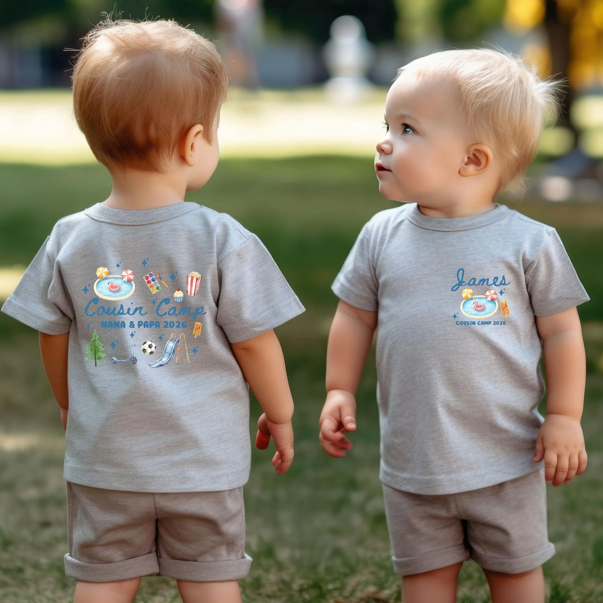Personalized Cousin Camp Matching Back & Front Kid Shirt - Gift for Children, Summer, Birthday Gift HO82 903060 - Image 4