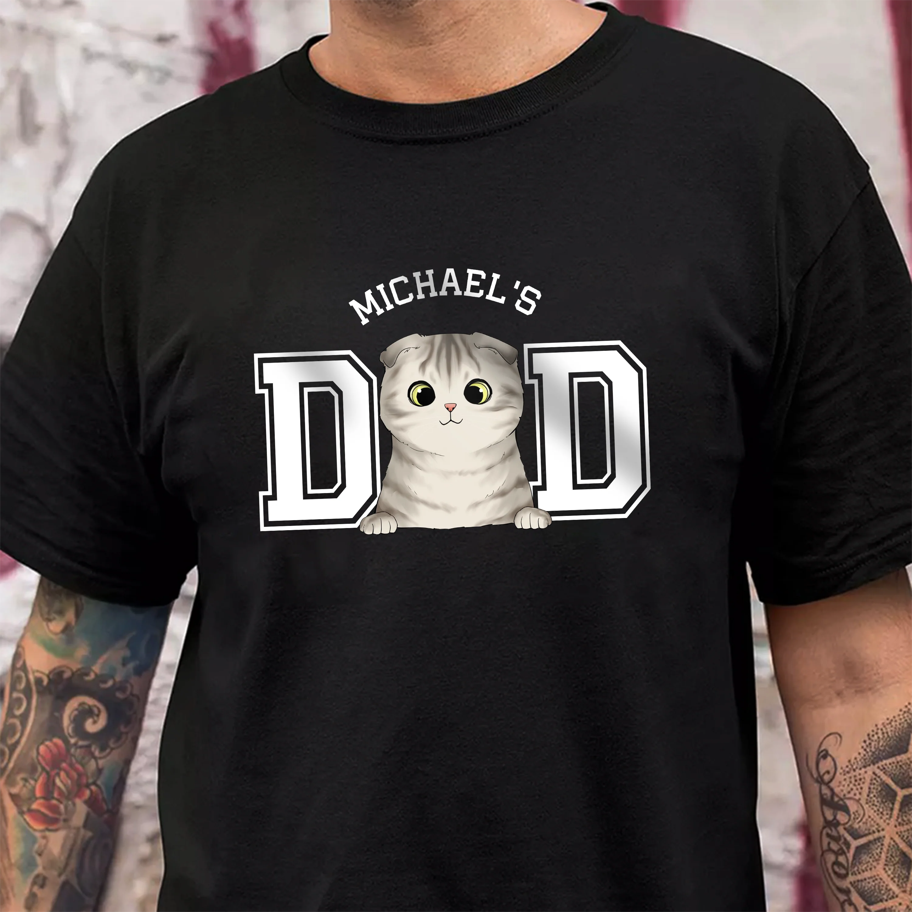 Personalized Dog Cat Dad Shirt Gift For Father's Day, Birthday Gifts HO82 893950 - Image 4