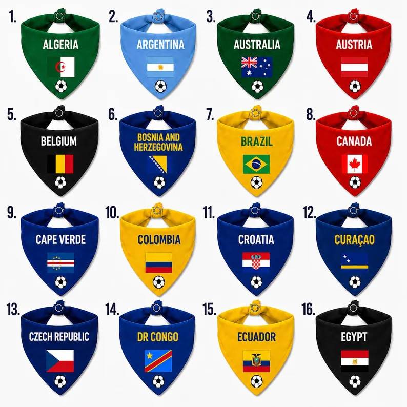 Personalized Dog & Cat Soccer Bandana HO82 902952 - Image 2