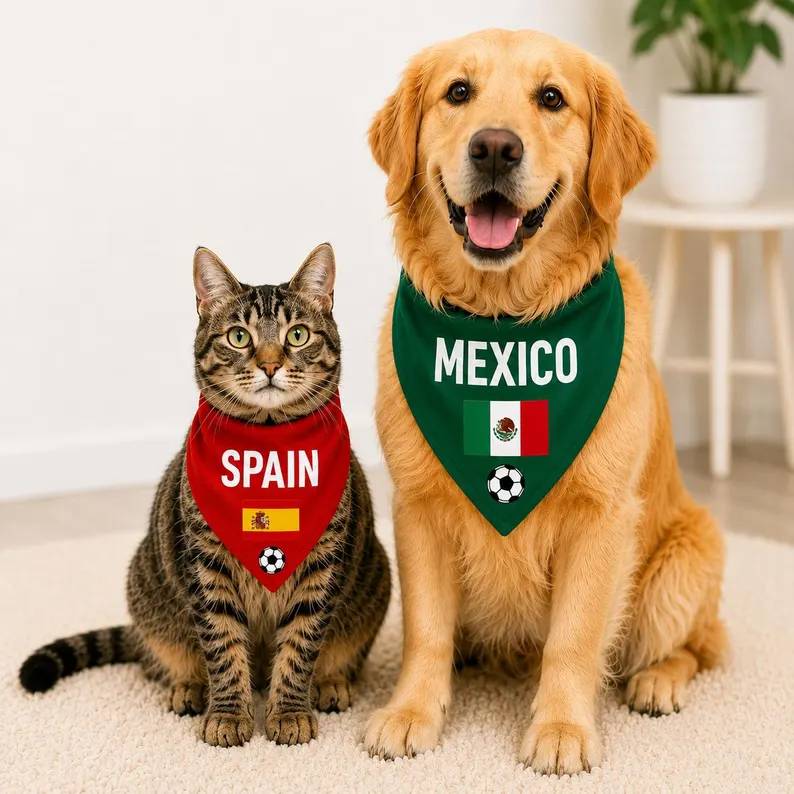 Personalized Dog & Cat Soccer Bandana HO82 902952 - Image 5