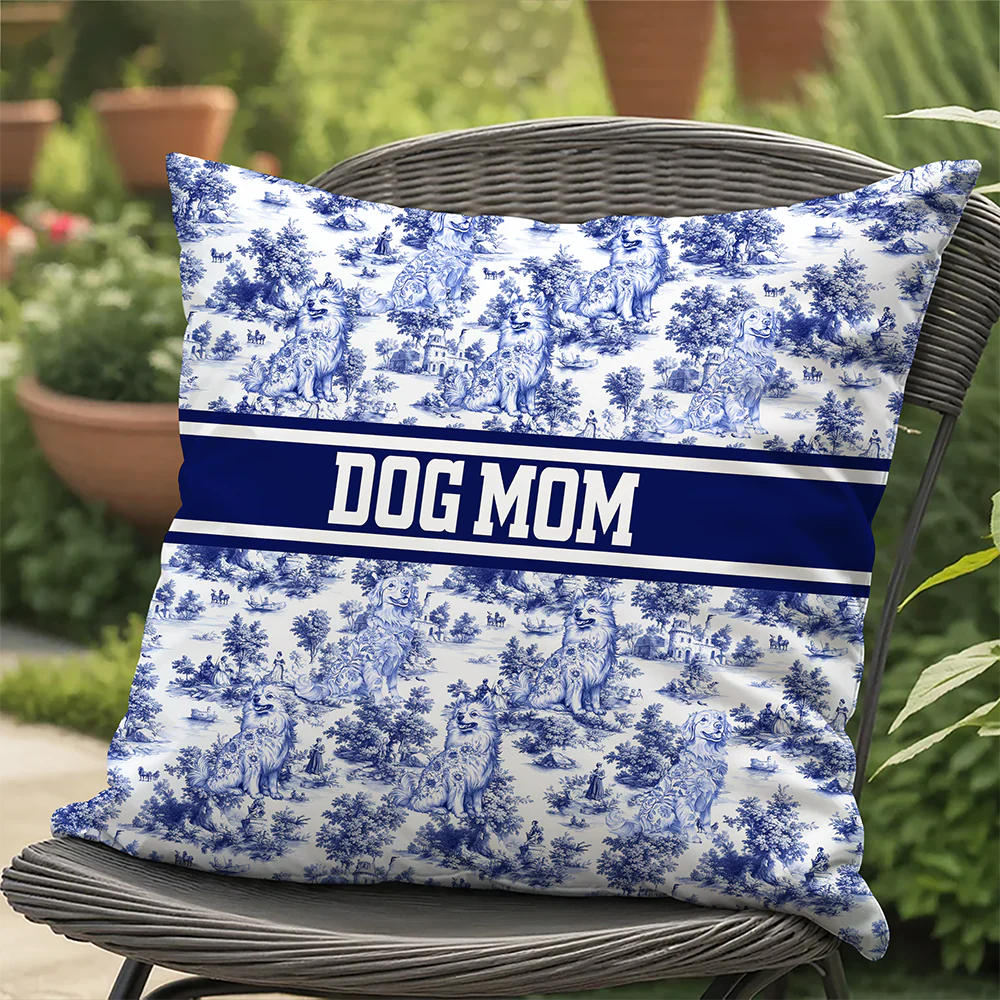 Personalized Dog Toile De Jouy Pillow Gift For Dog Lovers HO82 894198 - Image 4