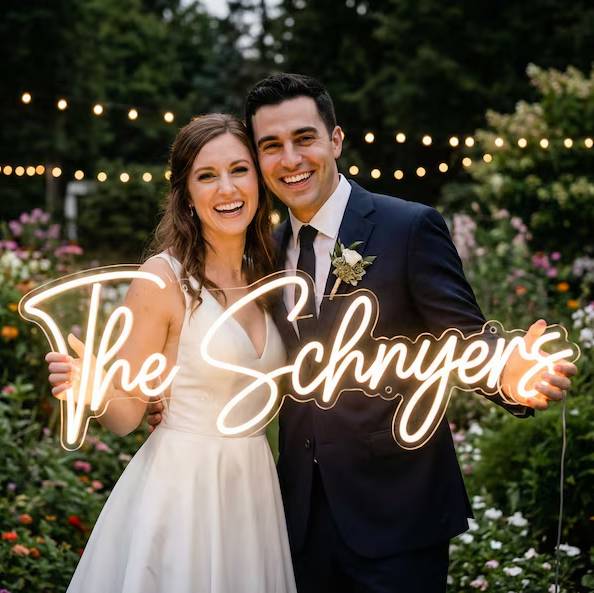 Personalized Family Name Wedding LED Neon Sign - Birthday Gift, Wall Art, Bridesmaids Gifts HO82 902970 - Image 7