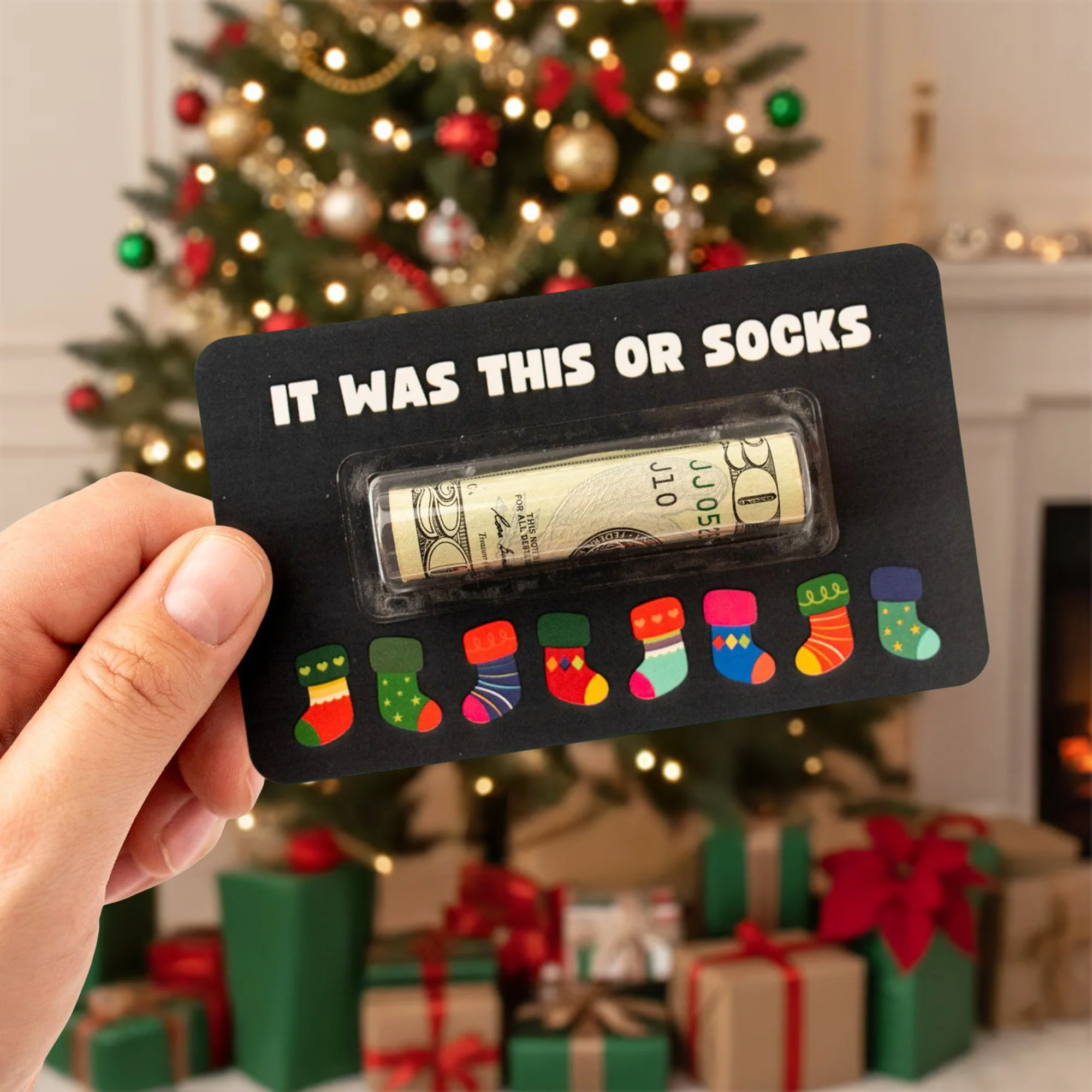 Personalized Funny Gift Merry Christmas Money Holder Card HO82 900542 - Image 3