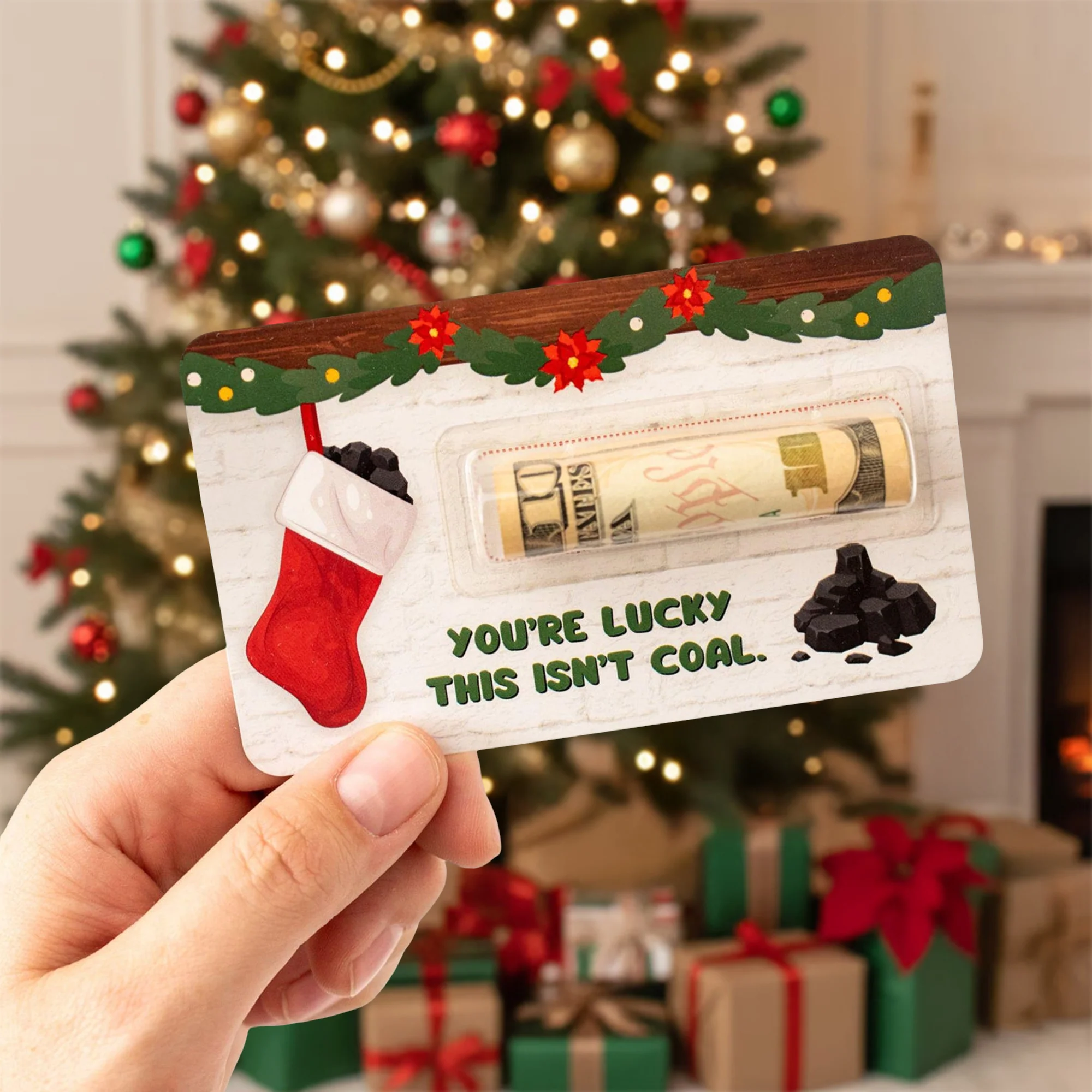 Personalized Funny Gift Merry Christmas Money Holder Card HO82 900542 - Image 4