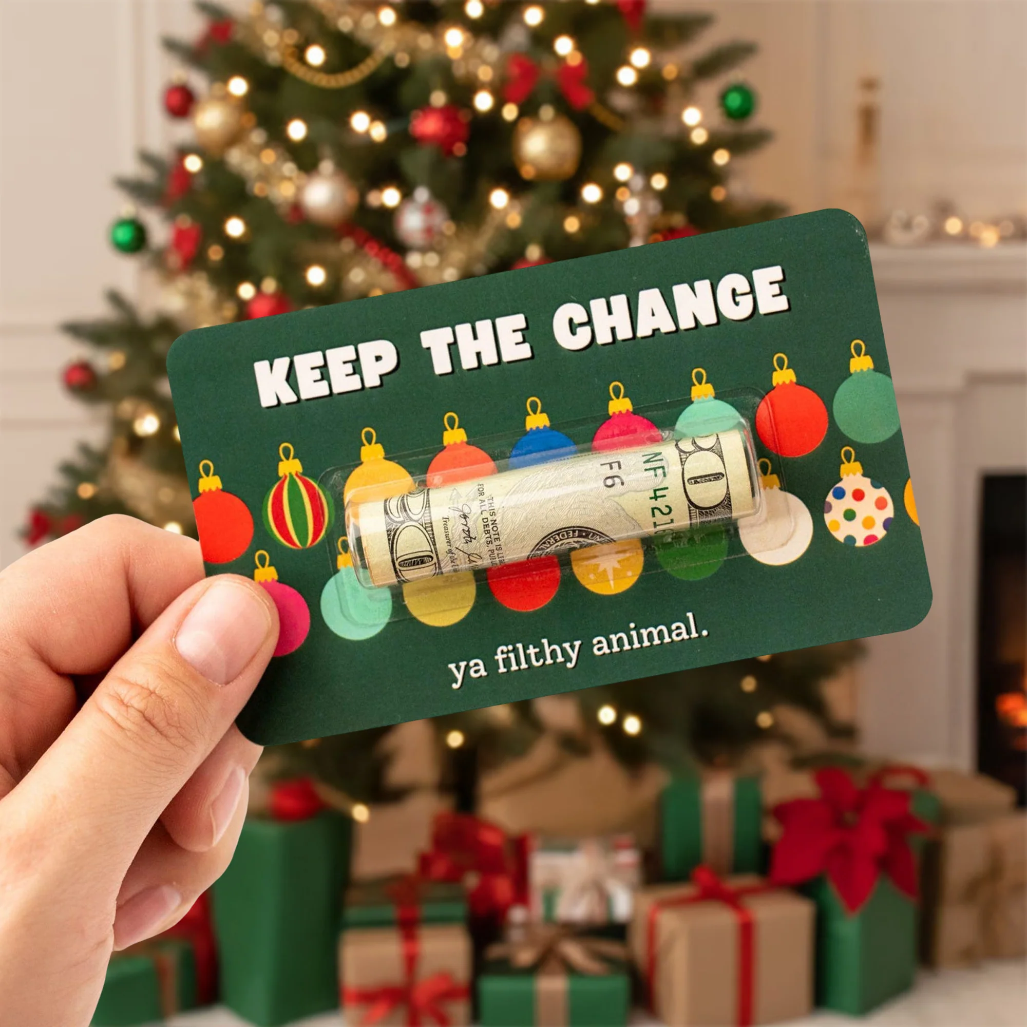 Personalized Funny Gift Merry Christmas Money Holder Card HO82 900542 - Image 5