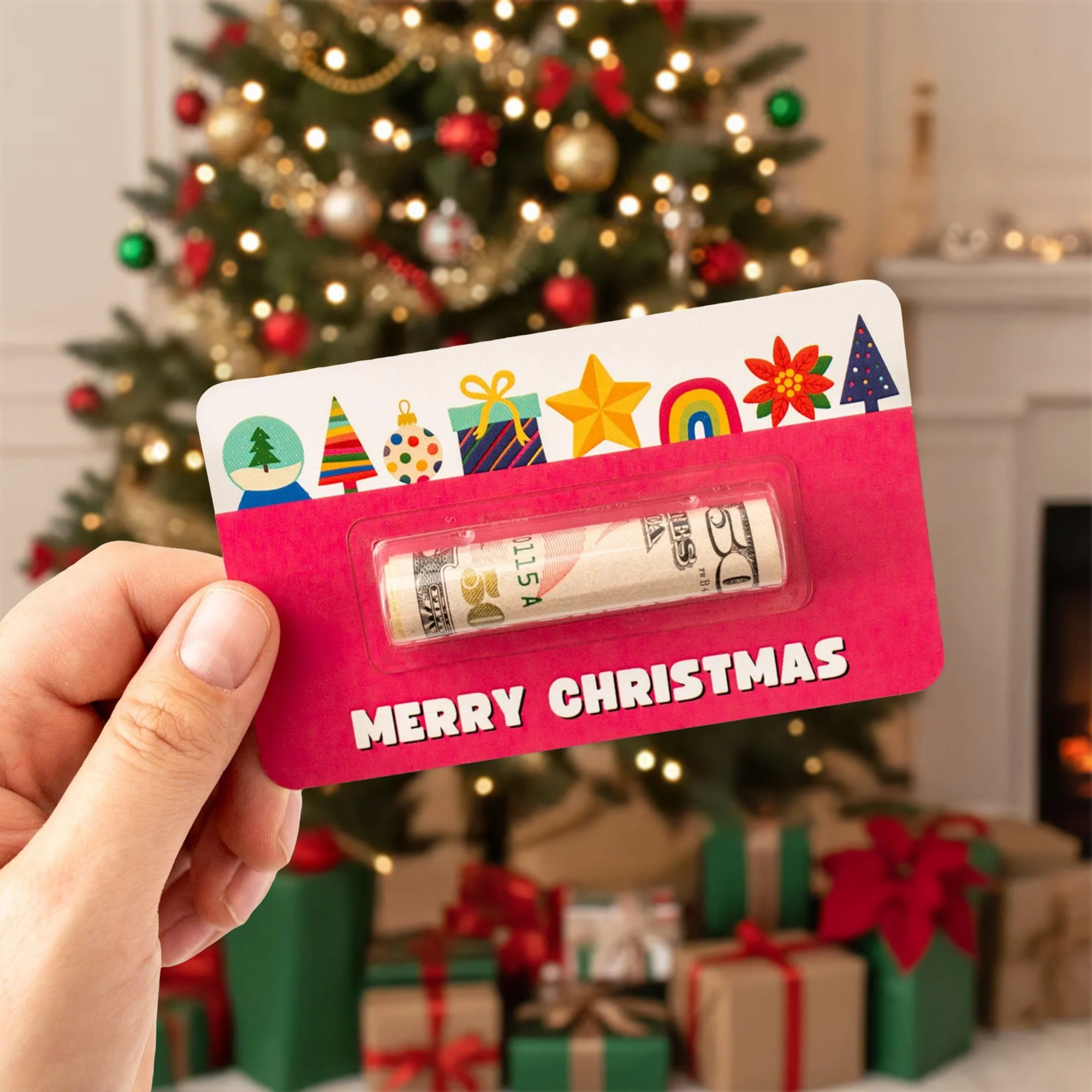Personalized Funny Gift Merry Christmas Money Holder Card HO82 900542 - Image 8