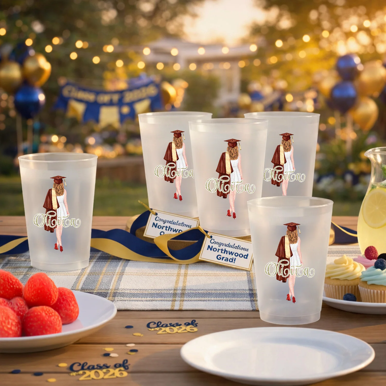 Personalized Graduation Girls Class Of 2026 Cups For Party HO82 902104 - Image 3