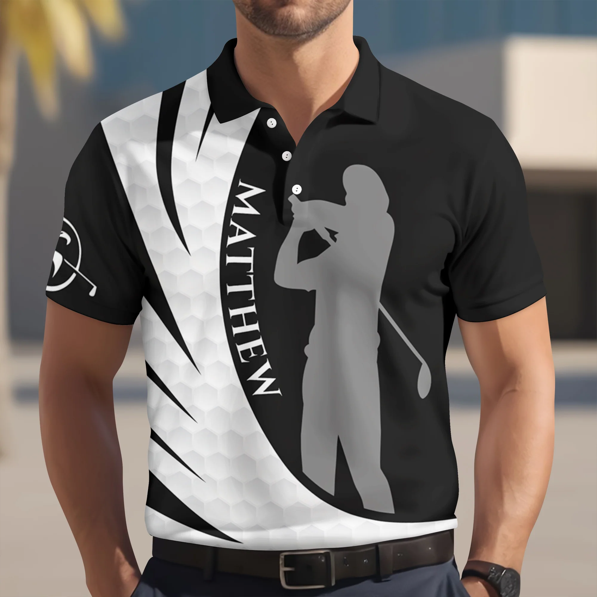 Personalized I Made A Bogey On Every Hole Funny Golf Polo Shirt, Simple Golf Shirt Design With Sayings HO82 900822 - Image 3