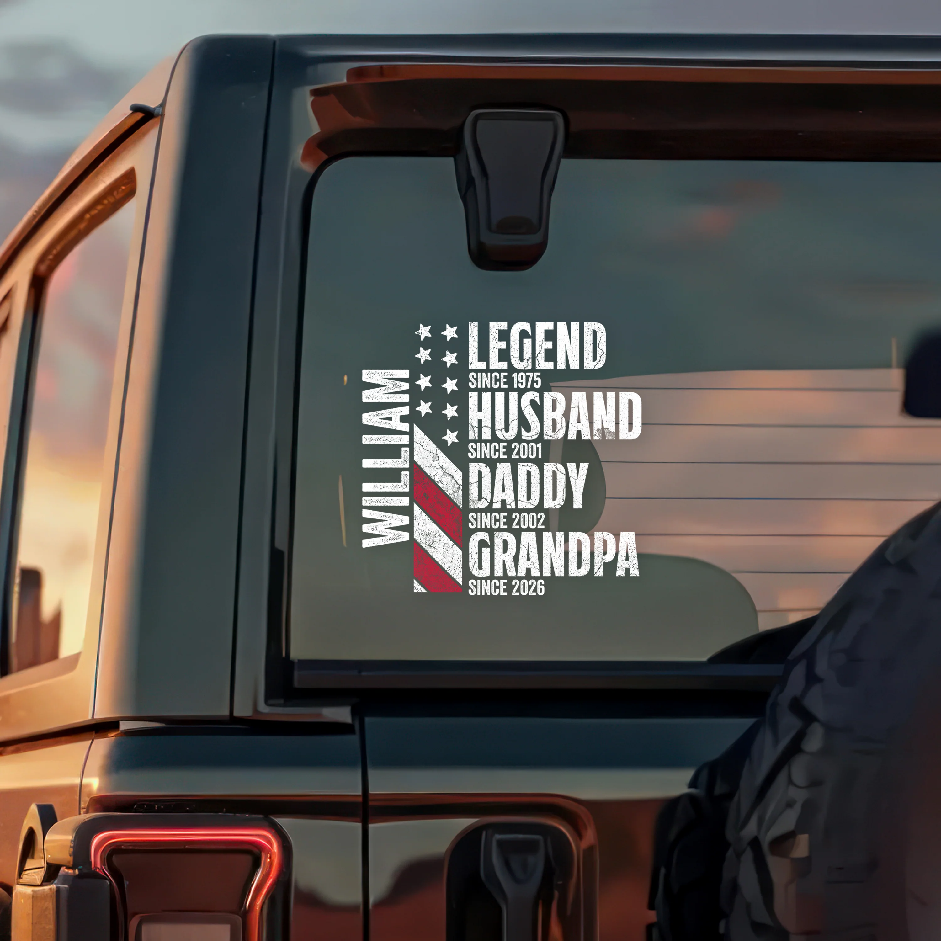 Personalized Legend Husband Dad Grandpa Car Sticker – Personalized Family Gift HO82 902372 - Image 5