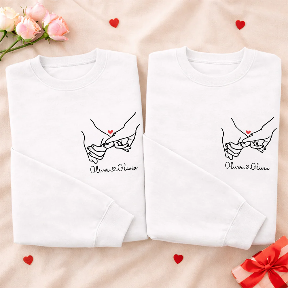 Personalized Matching Couple Bright Shirt Gift For Valentine's Day, Anniversary Gift HO82 900894 - Image 2