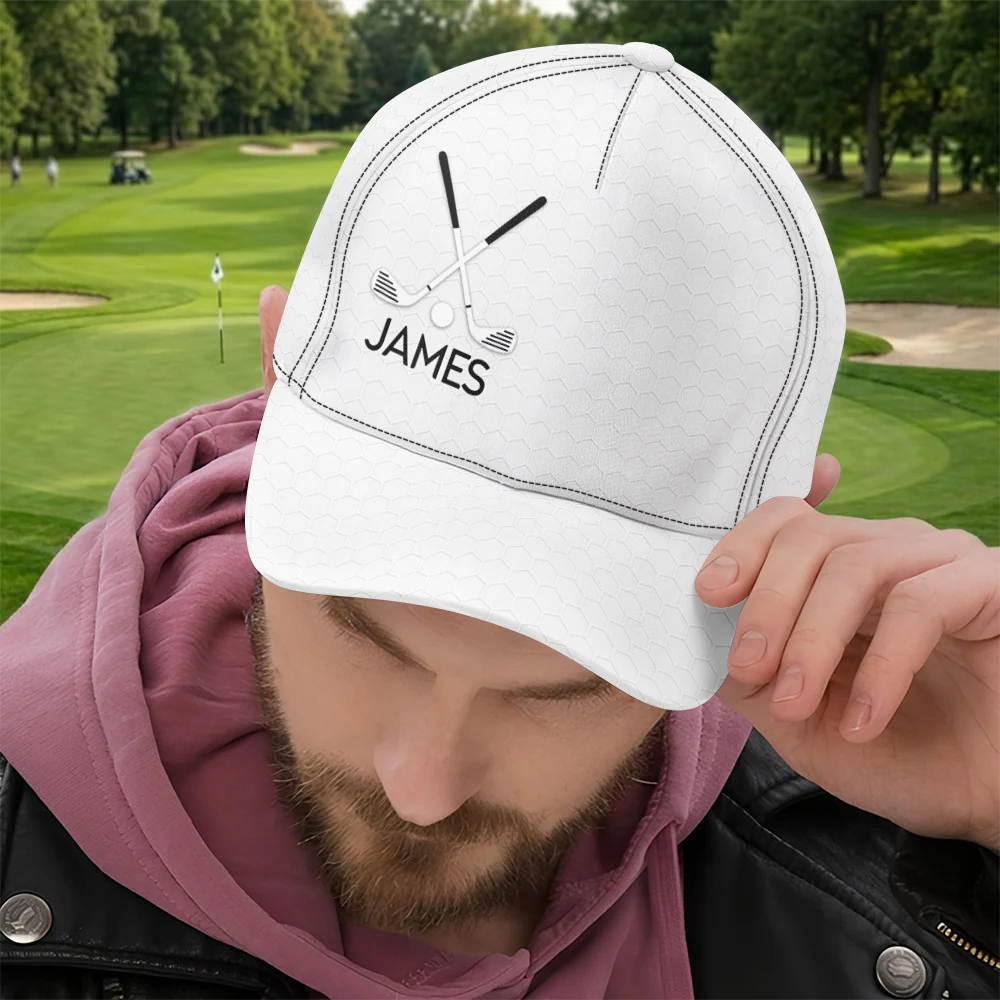 Personalized Name Classic Cap, Unique Golf Enthusiast Gift, Gift For Golf Lovers, Dad, Father's Day HO82 902344 - Image 4