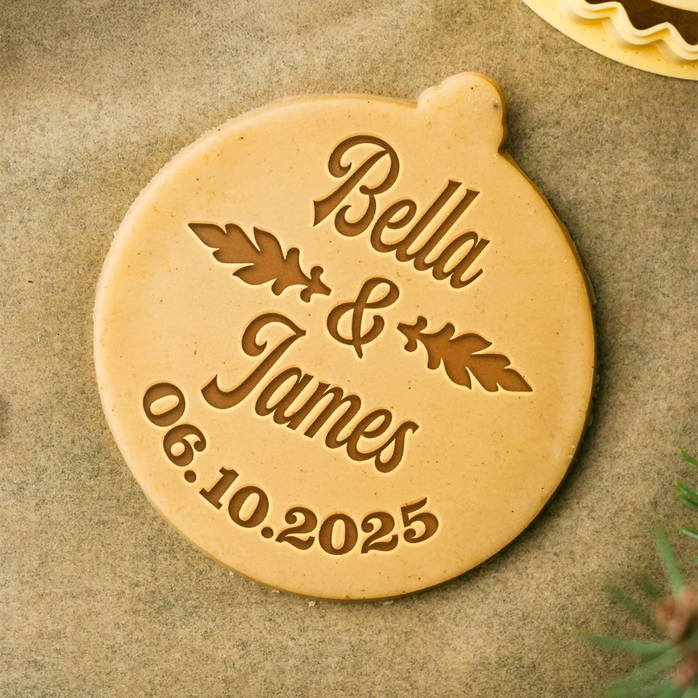Personalized Name Couple Cookie Stamp Gift For Wedding Anniversary, Couple, Wife, Husband HO82 900596 - Image 4
