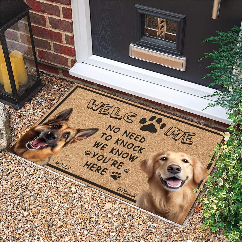 Personalized No Need To Knock For Dog Lovers Doormat N304 889338 - Image 6