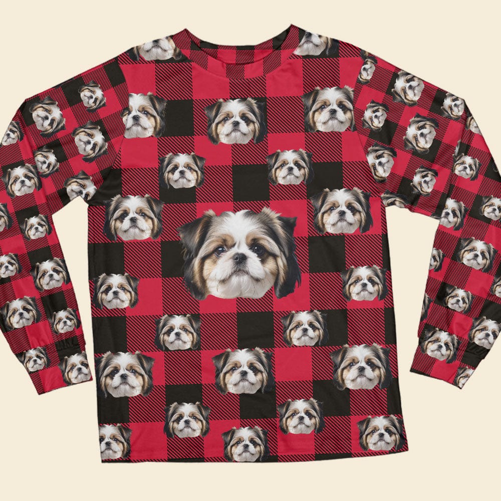 Personalized Pet Photo Family For Dog Lovers Sleepwear HO82 N304 889714 - Image 2