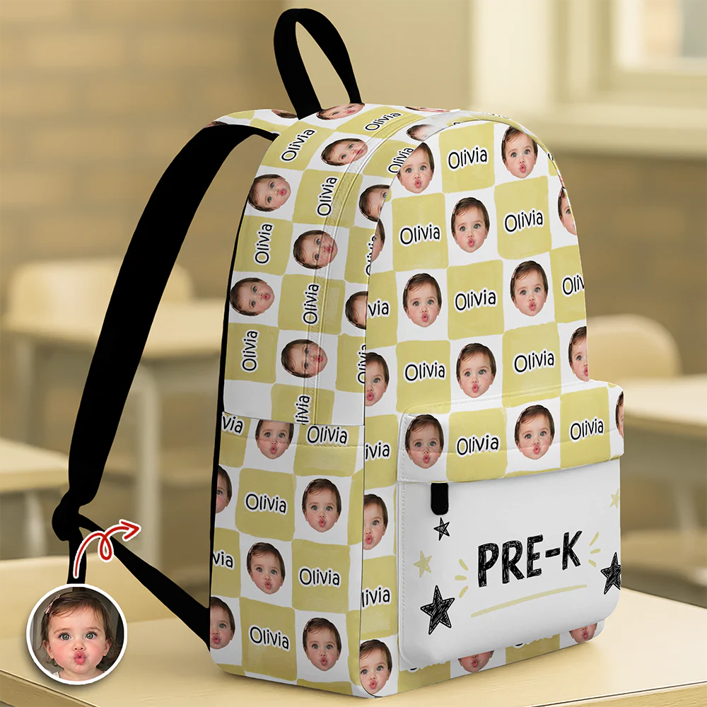 Personalized Photo & Name Backpack - Gift for Kids, Back to School HO82 902764 - Image 4