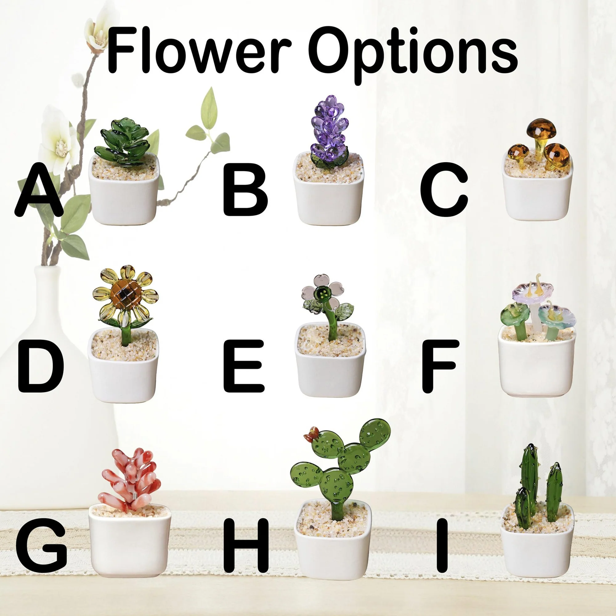 Personalized Thank You for Helping Me Grow Tulip Glass Flower Pot - Teacher Appreciation, Succulent Cactus Figurine, Valentine's Day HO82 901432 - Image 2
