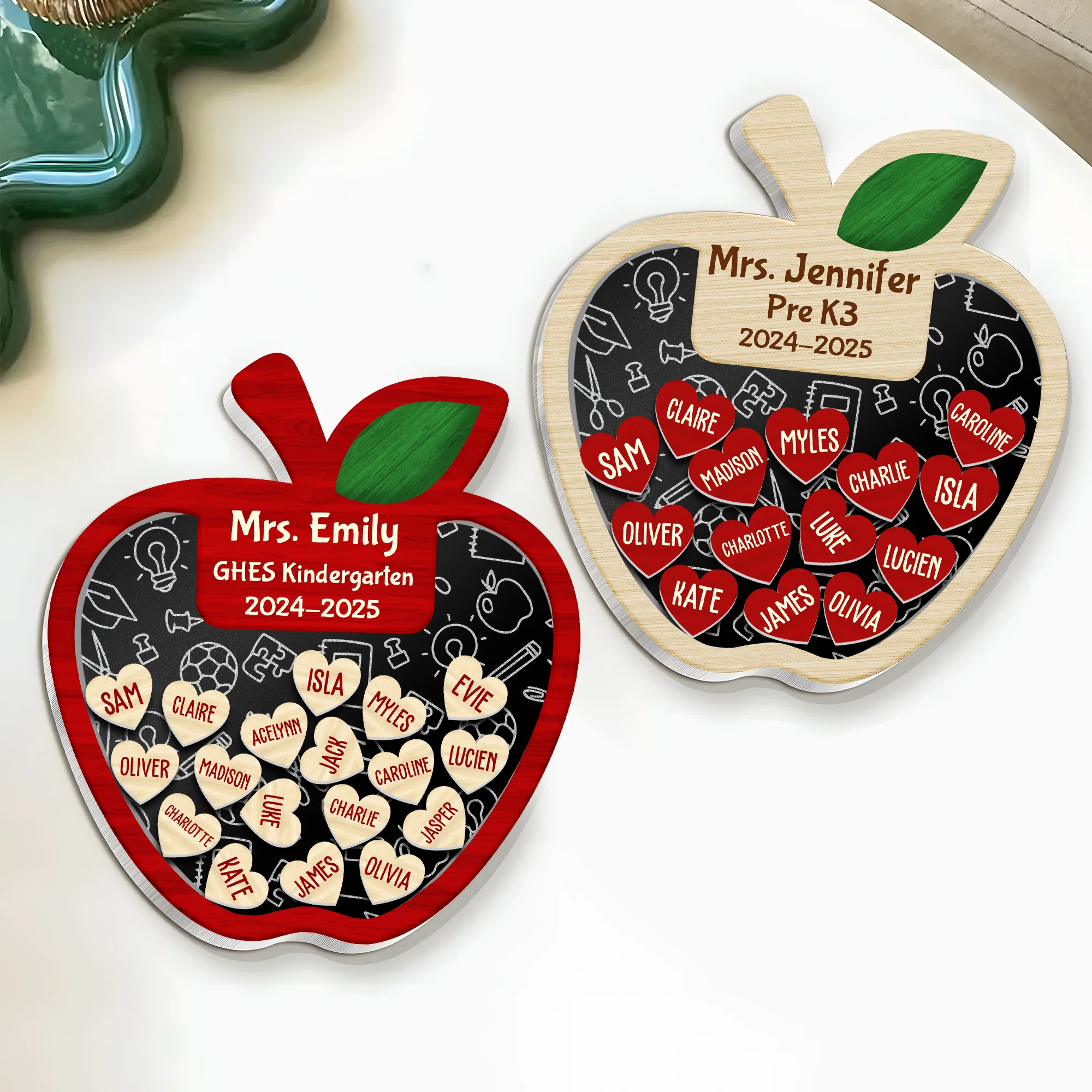 Personalized Thank You Teacher Acrylic Apple Shaking Magnet Gift From Student HO82 894264 - Image 4
