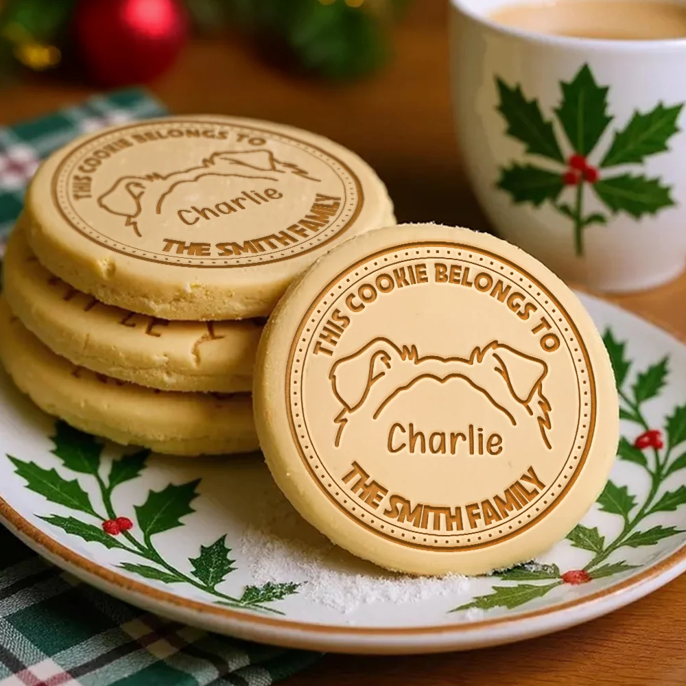 Personalized This Cookie Belongs To Dog Cookie Stamp HO82 900582