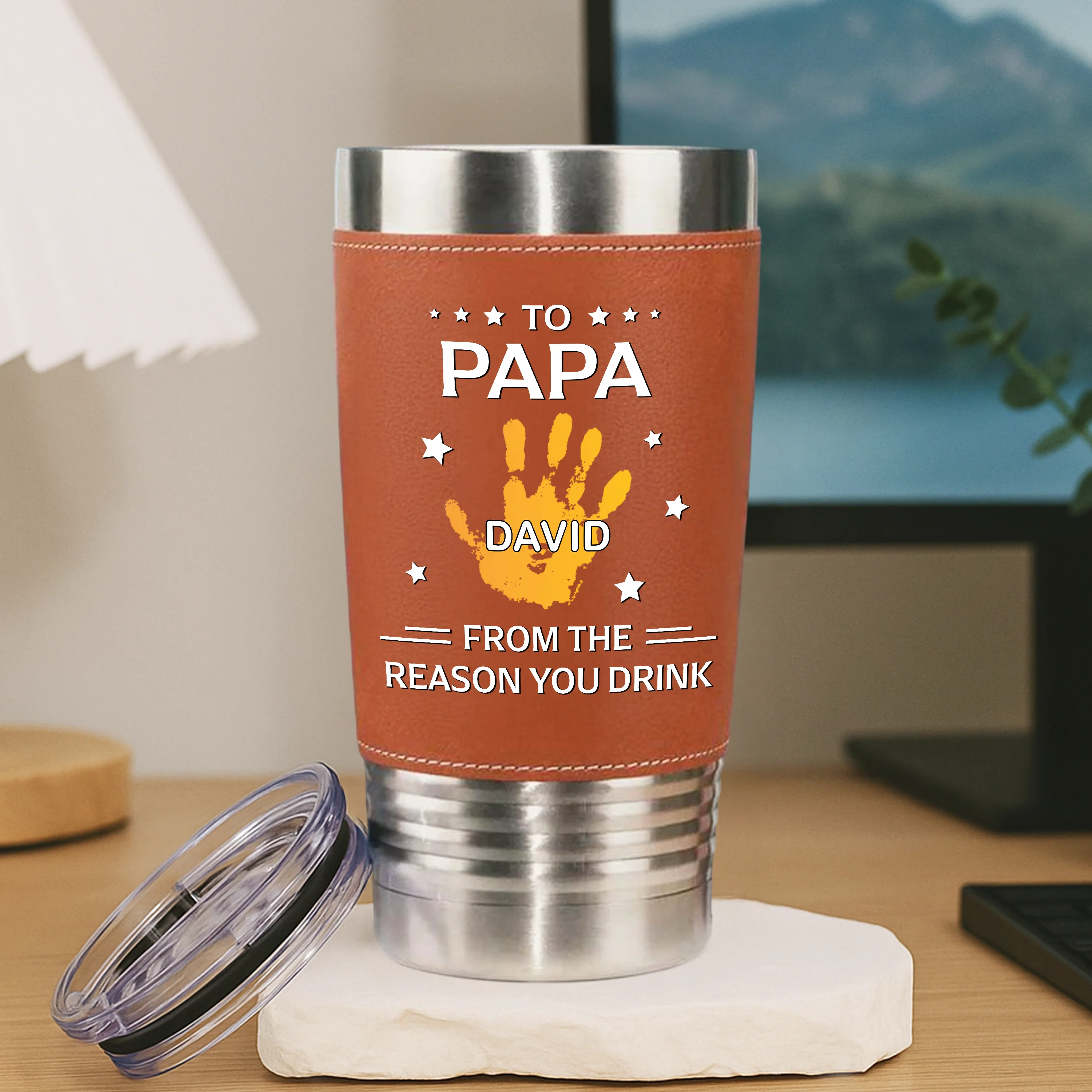 Personalized To Dad From The Reasons You Family Tumbler Gift For Dad HO82 894116 - Image 6