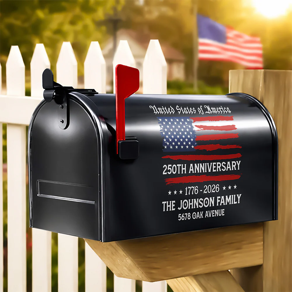 Personalized USA 250th Anniversary Mailbox Decal HO82 901006 - Image 3