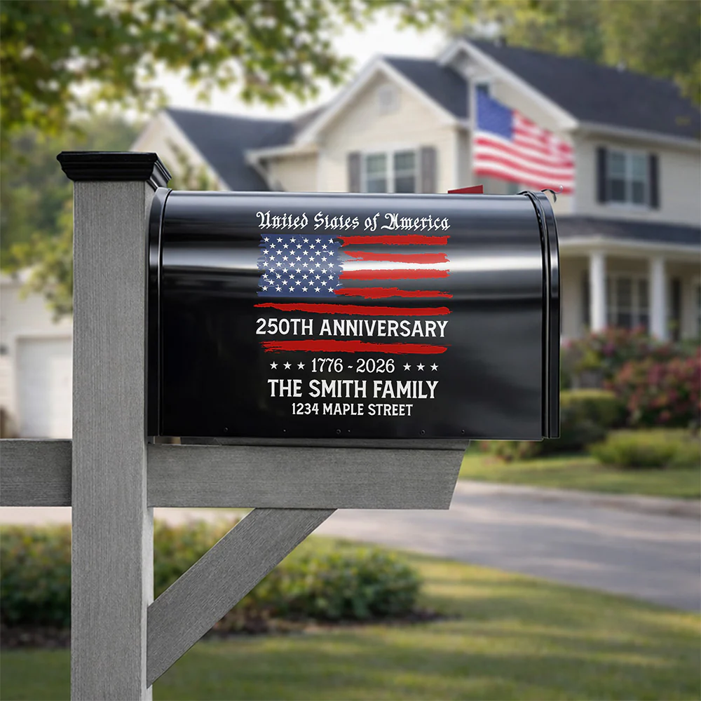 Personalized USA 250th Anniversary Mailbox Decal HO82 901006 - Image 4