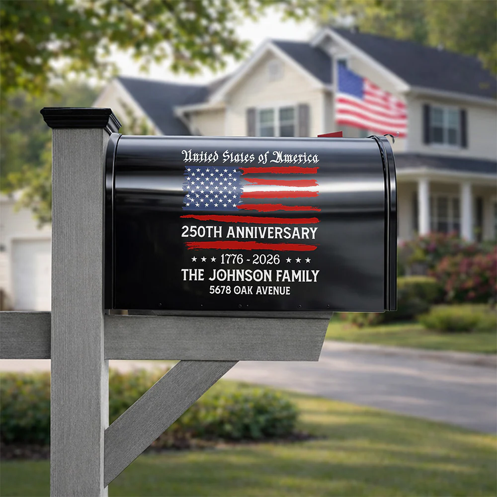 Personalized USA 250th Anniversary Mailbox Decal HO82 901006 - Image 5