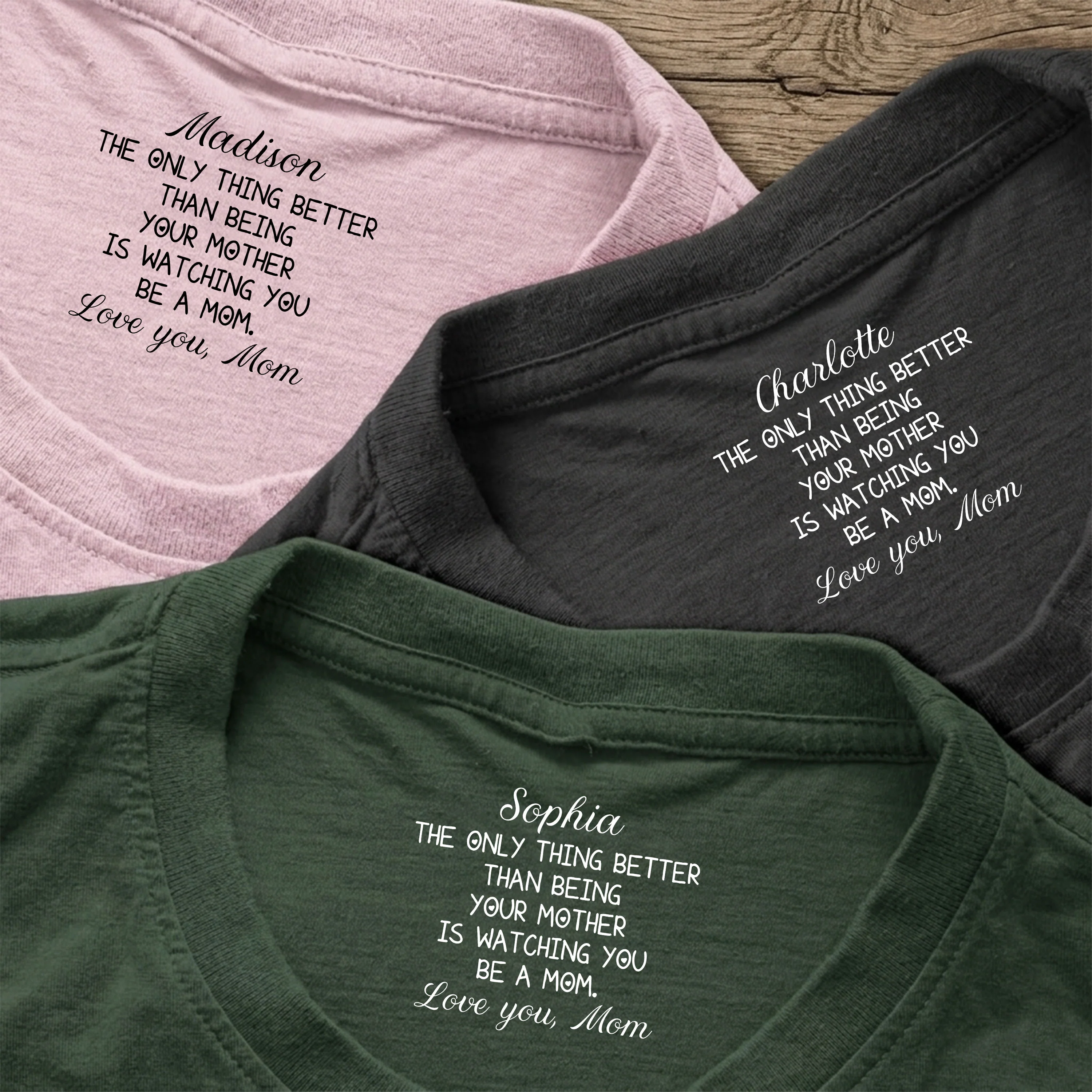 Personalized Watching You Be A Mom Neck Print Back Shirt HO82 901692 - Image 3