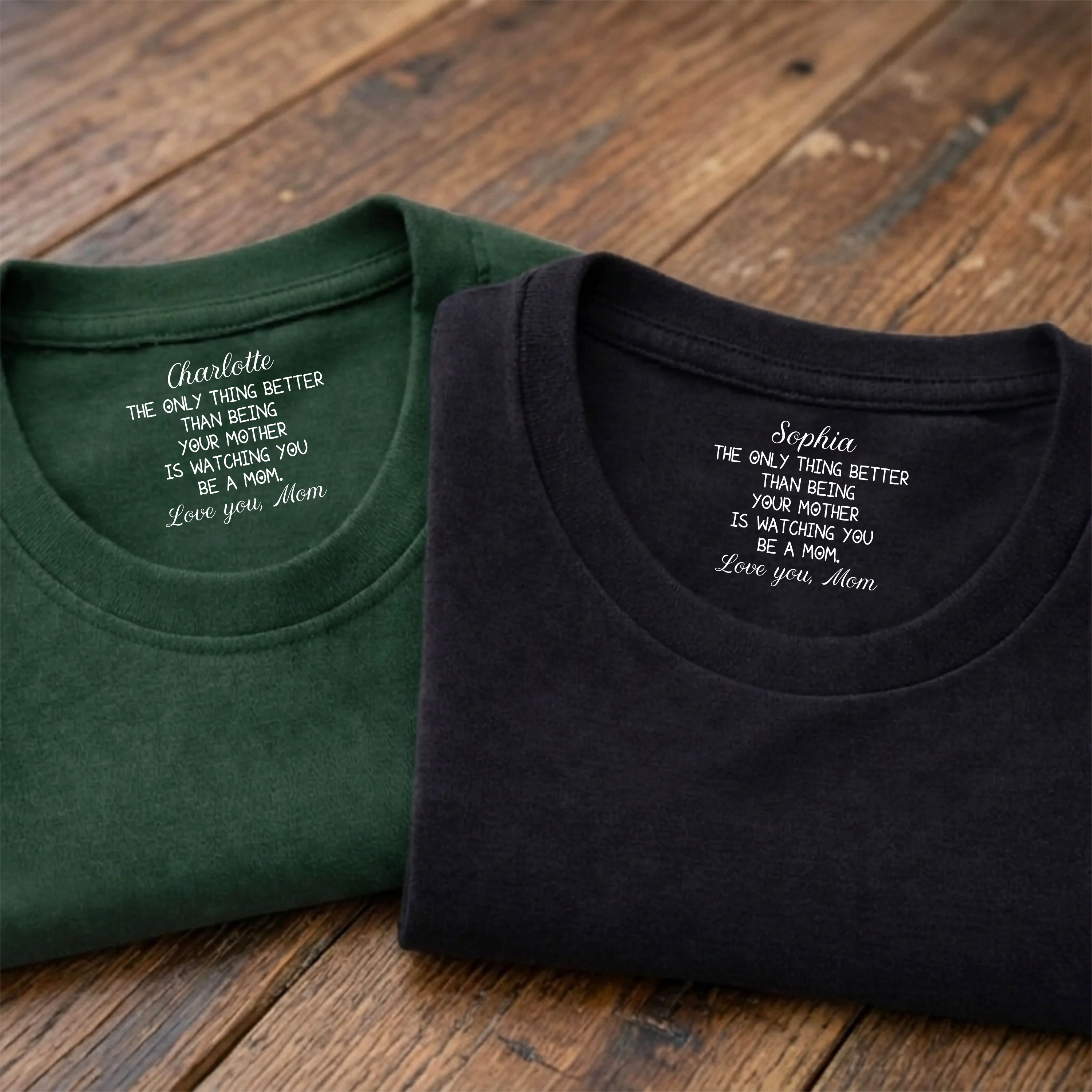 Personalized Watching You Be A Mom Neck Print Back Shirt HO82 901692 - Image 5