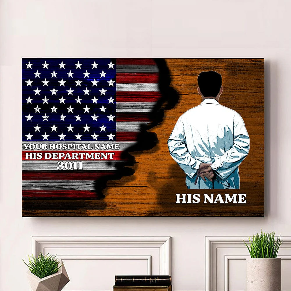 Customized With Unit And Number Doctor Canvas Personalized Gift NA29 889616 - Image 4