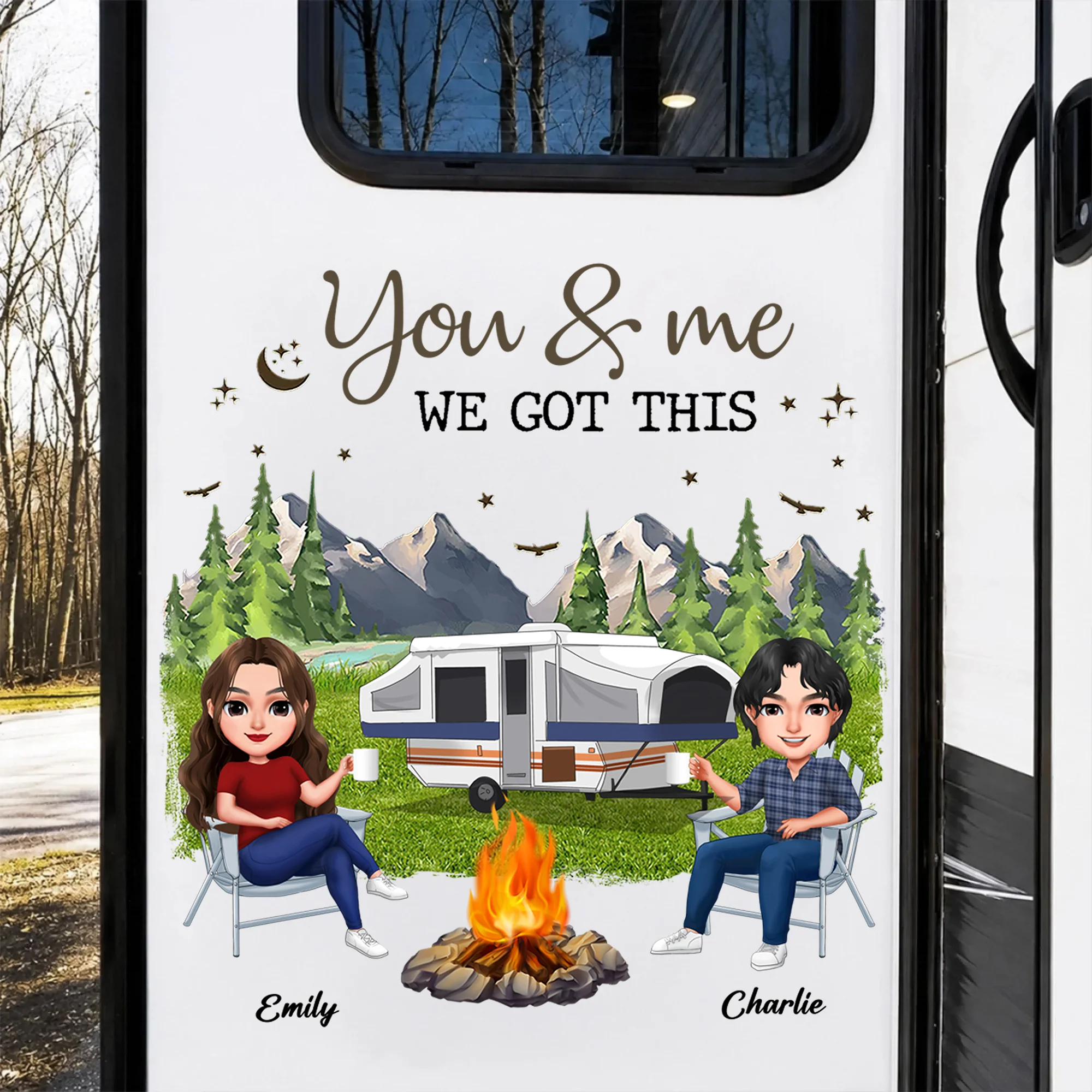 Personalized You & Me We Got This Camping Decal - Gift For Campers HO82 902936