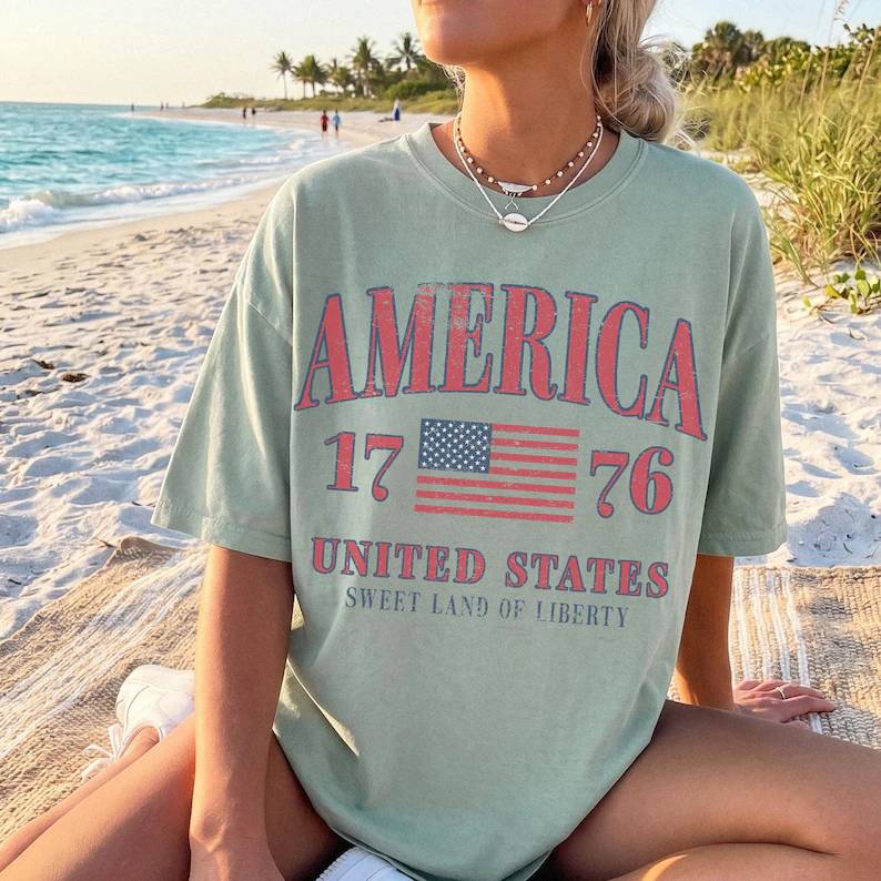 Retro America 4th Of July Shirt Preppy Fourth of July Patriotic Comfort Shirt HO82 902534 - Image 10