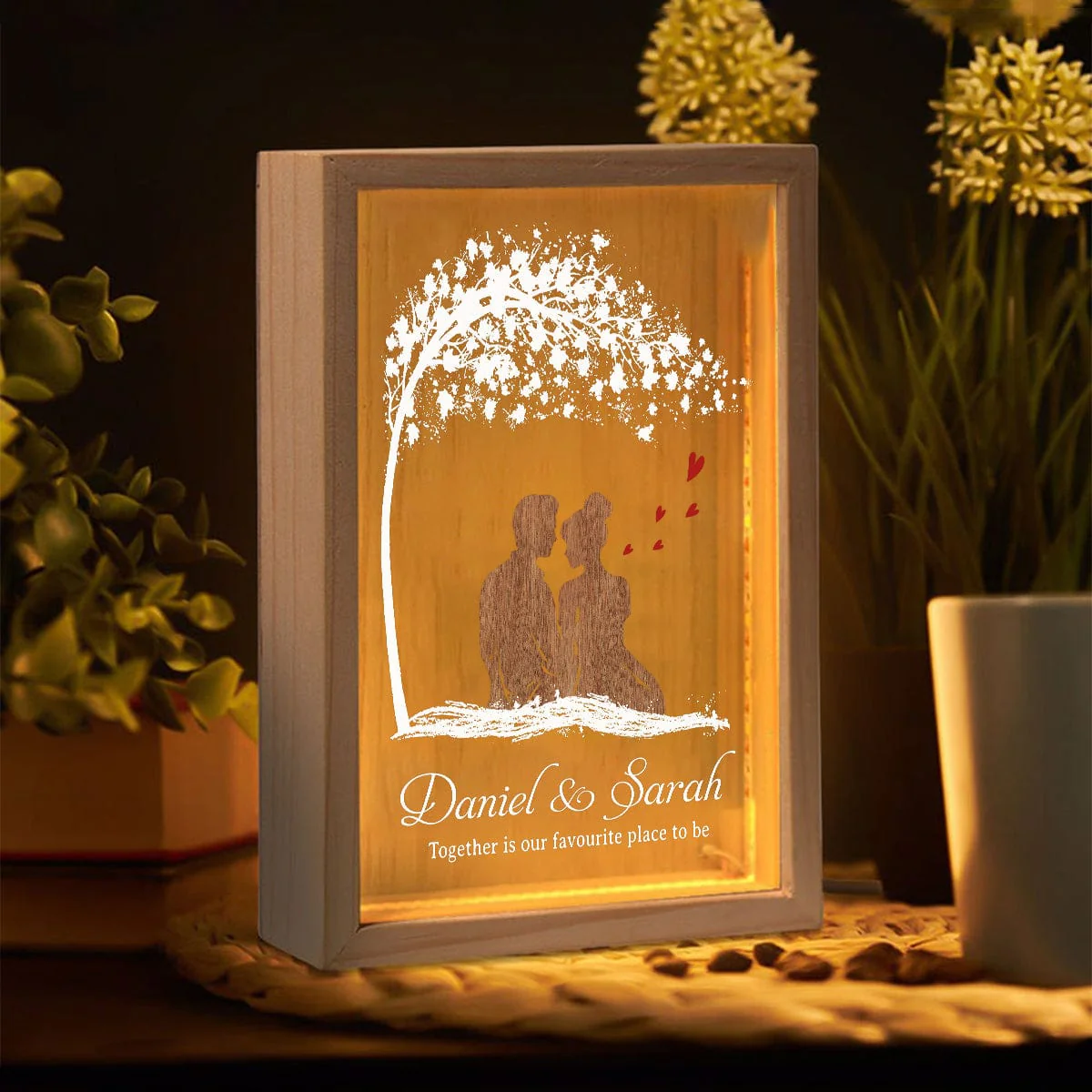 Romantic Love For Couple Light Box Personalized Gift TA29 890060 - Image 3