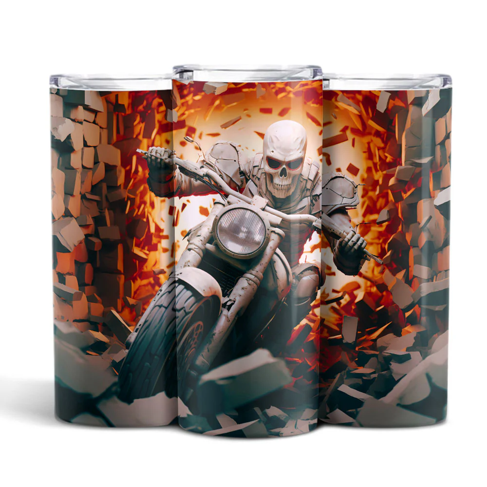 Skeleton Halloween Skinny Tumbler HO82 894954 - Image 6