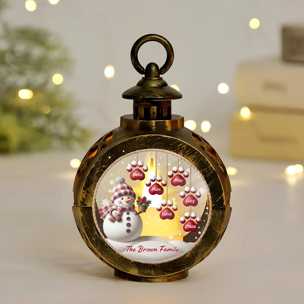 Sweet Heart Christmas Candlelight Lantern Ornament Personalized Gift For Family HO82 894838 - Image 3
