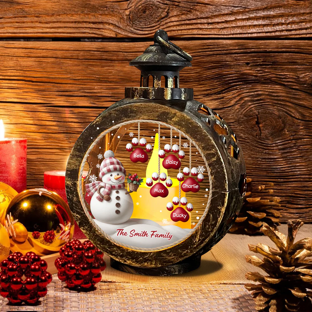Sweet Heart Christmas Candlelight Lantern Ornament Personalized Gift For Family HO82 894838 - Image 4