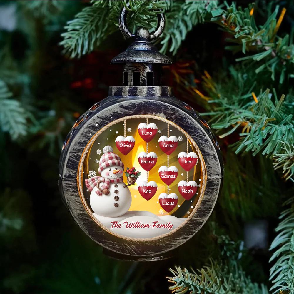Sweet Heart Christmas Candlelight Lantern Ornament Personalized Gift For Family HO82 894838 - Image 5