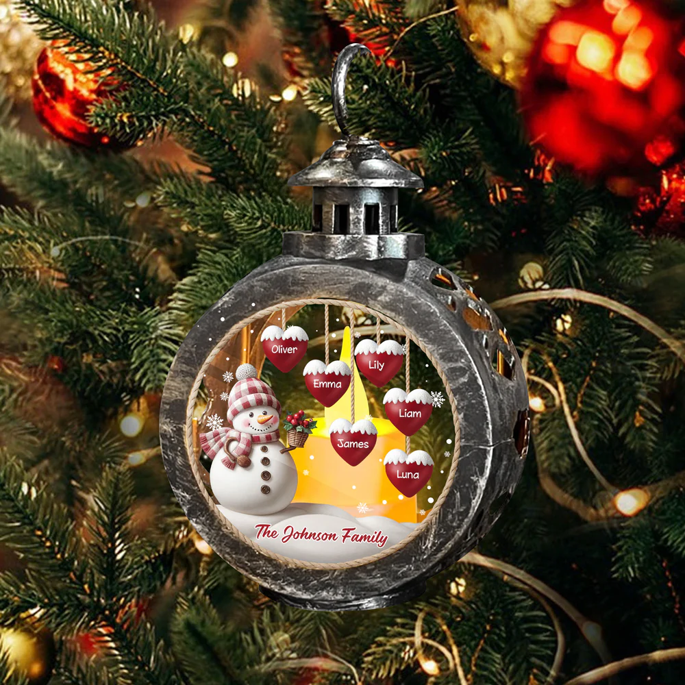 Sweet Heart Christmas Candlelight Lantern Ornament Personalized Gift For Family HO82 894838 - Image 6