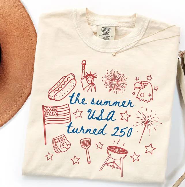The Summer USA Turned 250 Patriotic Comfort Shirt HO82 902674 - Image 3